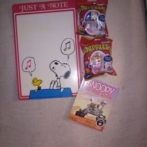 Snoopy & Woodstock Erase Board From 1958 Plus Extras
